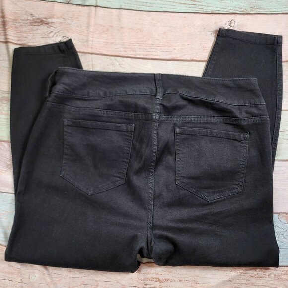 Torrid Black Stretch Denim Jeggings Women’s Size 18XS Skinny Jeans New - Picture 9 of 11